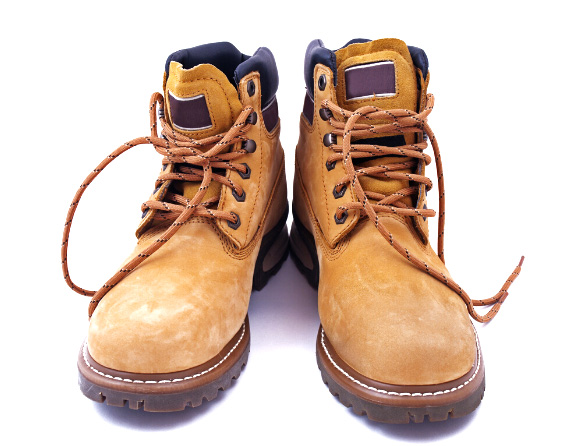 Pair of work boots