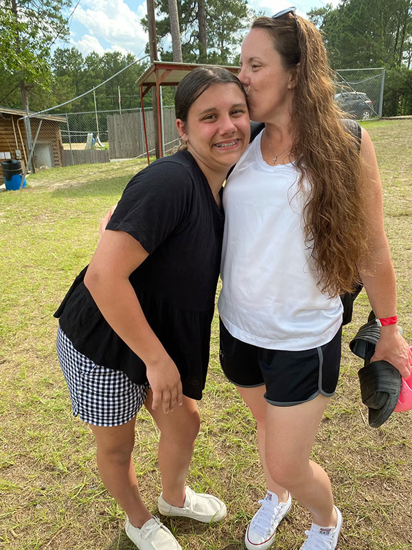 Jamie (pictured right) and her daughter