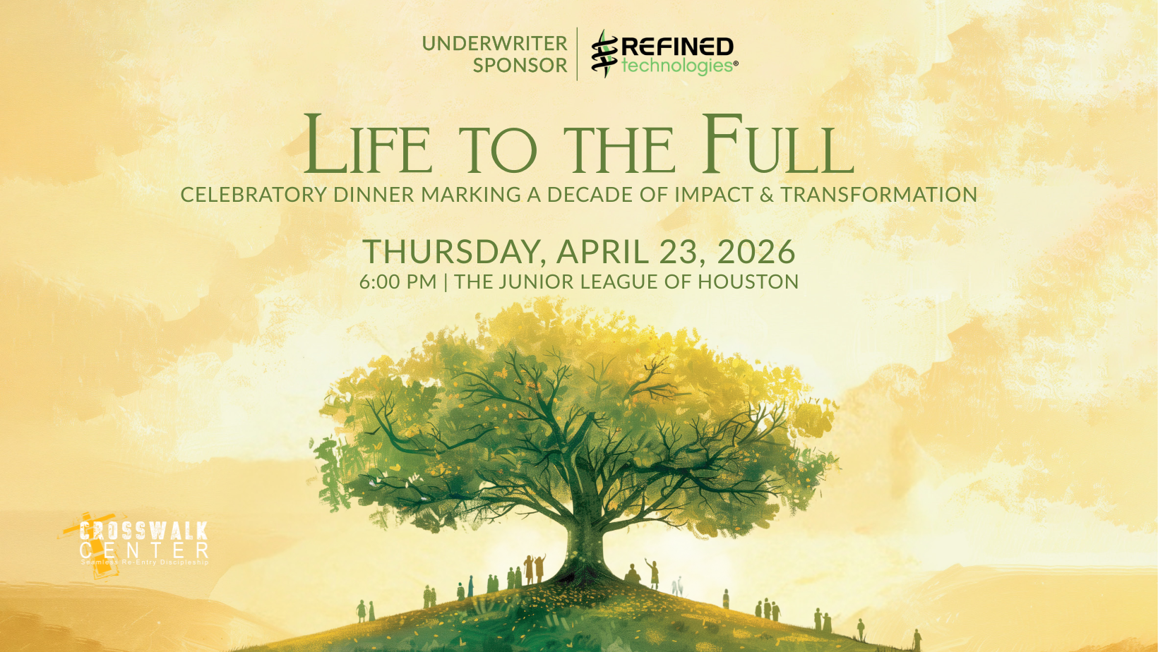 Life to the Full Fundraising Event for CrossWalk Center